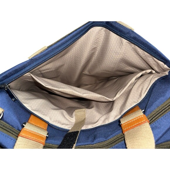 MONYKER WEEKENDER TRAVEL BAG 3In1 NYLON BLUE GREEN VERSATILE CONVERTIBLE DURABLE - Picture 14 of 16